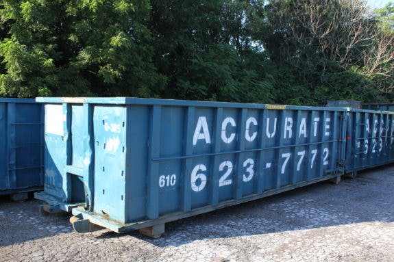 Accurate 30-Yard Rental Dumpster