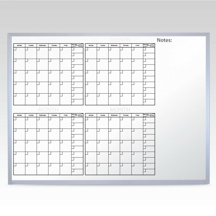 4 Month Whiteboard Calendar 36 x 24 At A Glance All Dry Erase