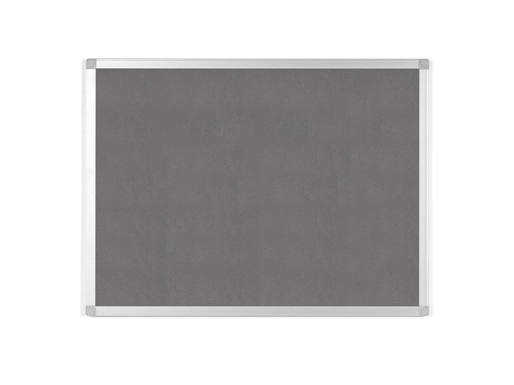 AYDA GRAY FELT BULLETIN BOARD - All Dry Erase