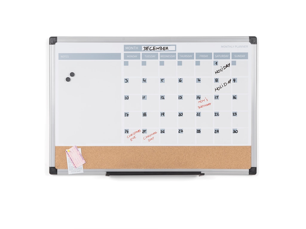 3‑In-1 Monthly Magnetic Planner - All Dry Erase