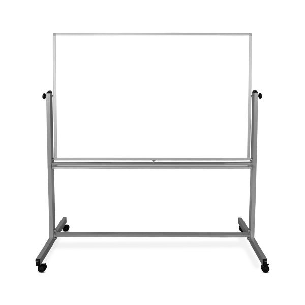 Mobile Double-Sided Magnetic Whiteboard - All Dry Erase