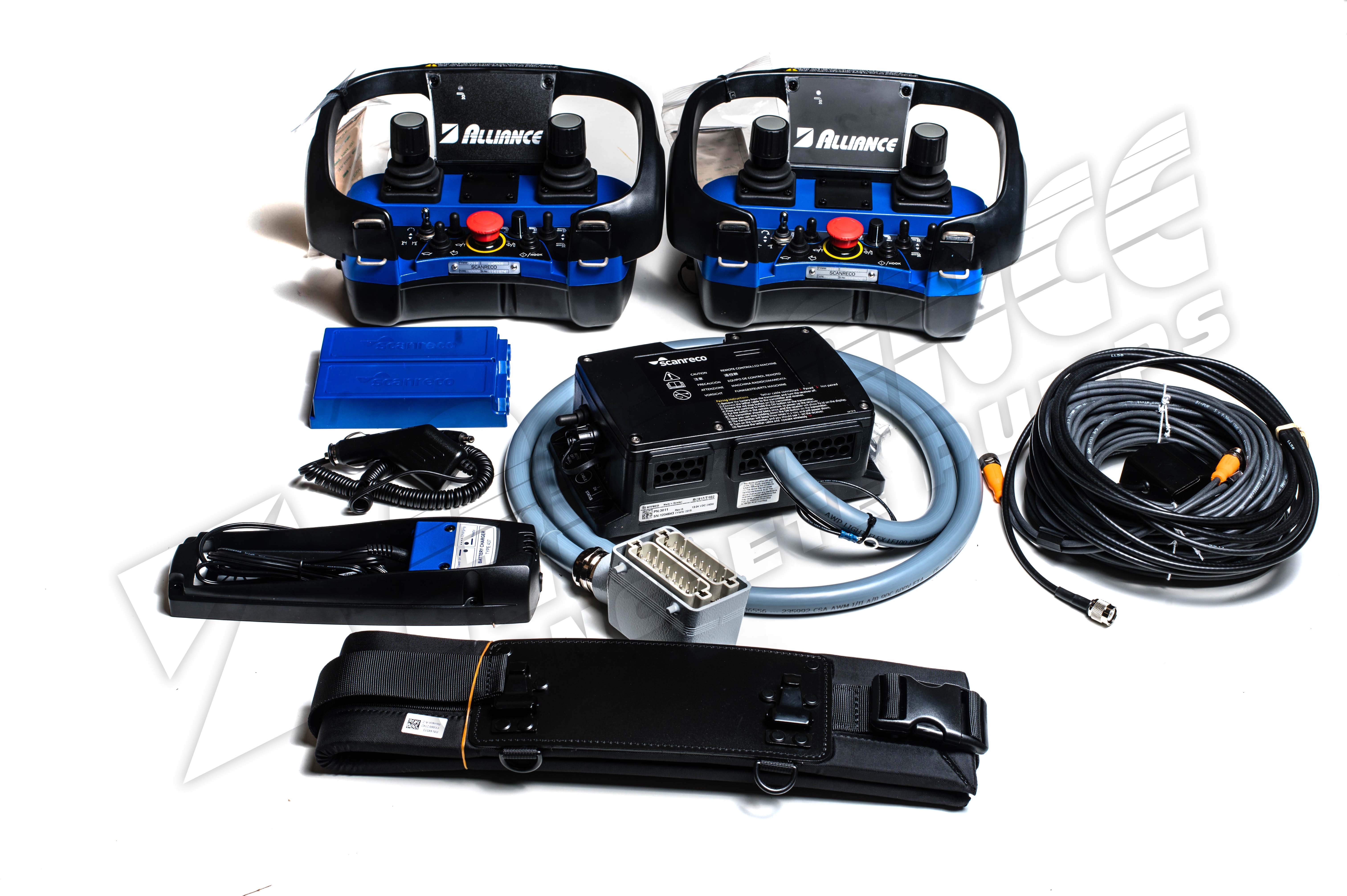 Remote System, 2 Stick, 4/5 Section, Scanreco Alliance Concrete Pumps