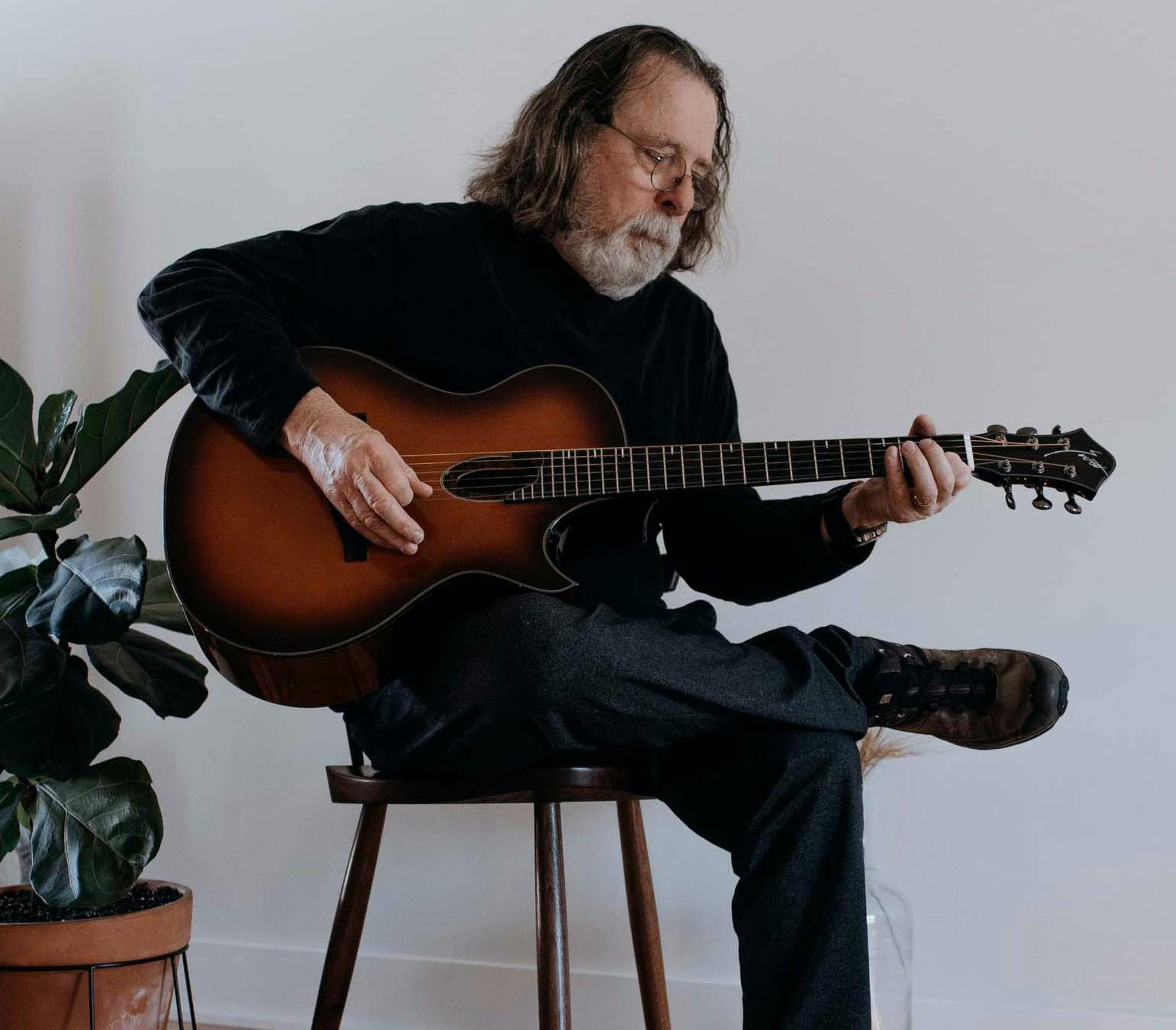 darrell jennings american music furniture founder playing kent everett guitar