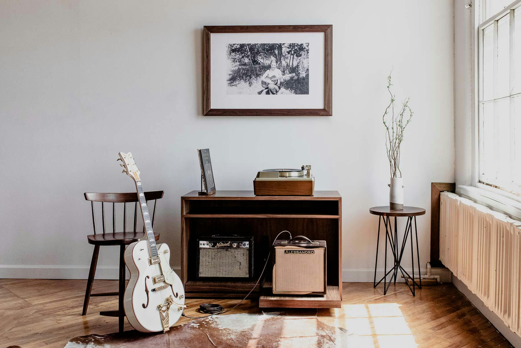 music room decor american music furniture record player console and amp cabinet