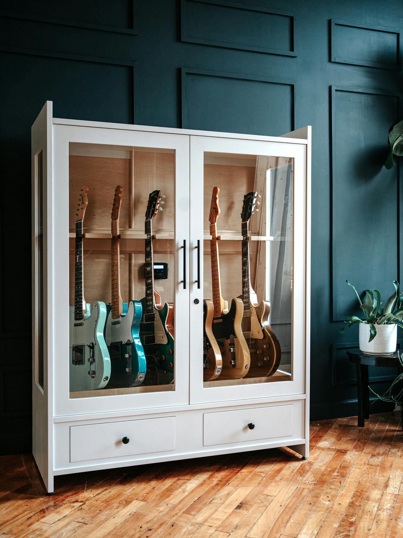 music room by american music furniture company