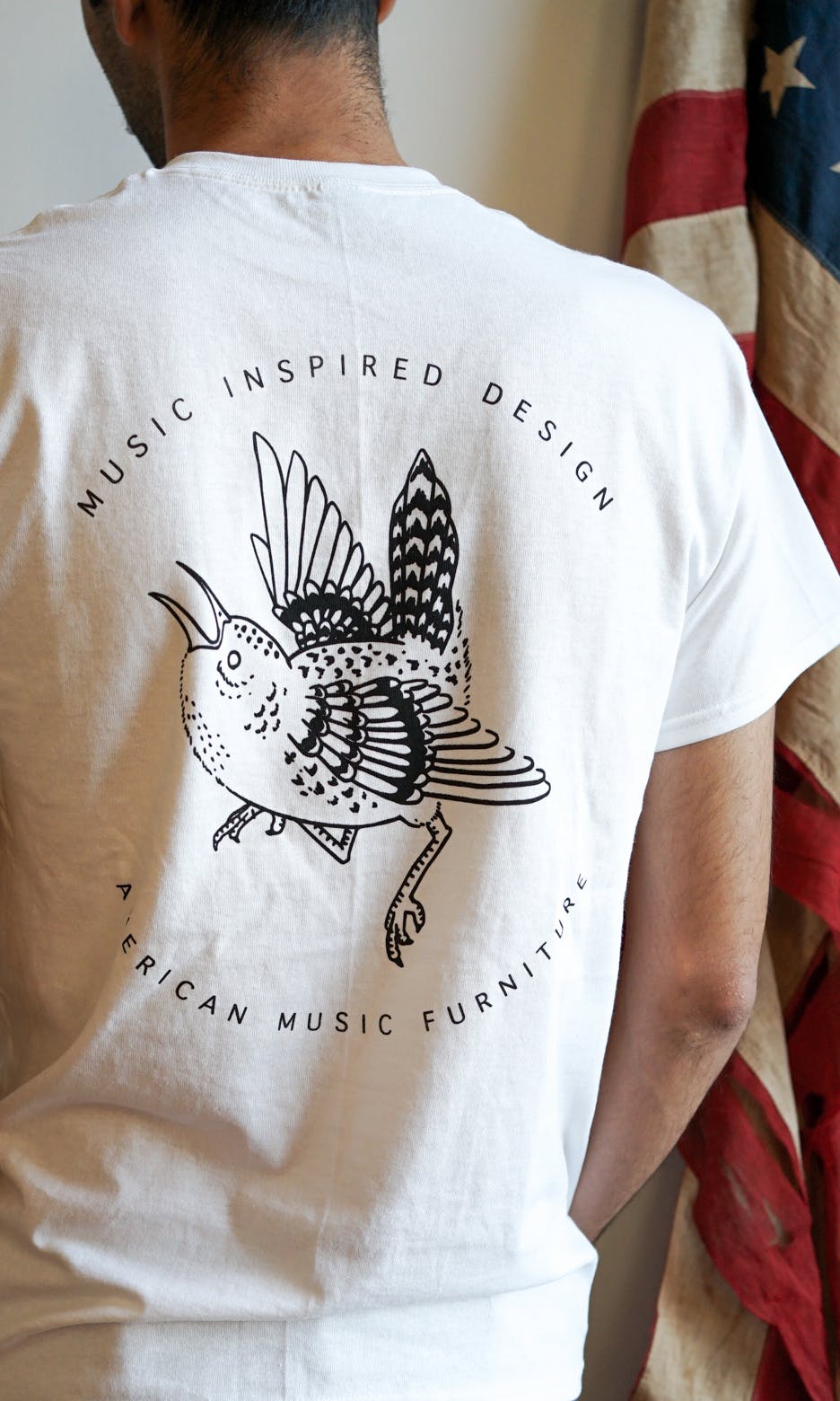 american music furniture t-shirt