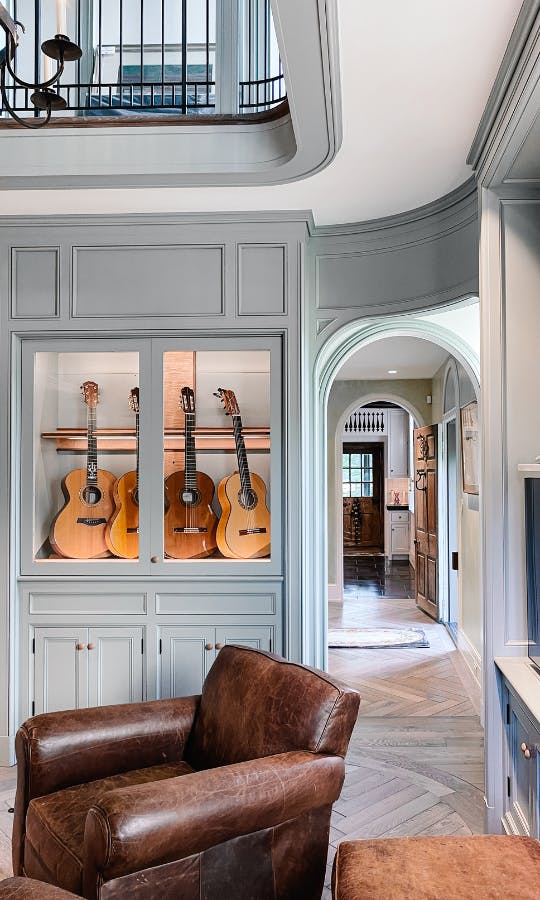 Wood Guitar Stand Design: The Olin - American Music Furniture