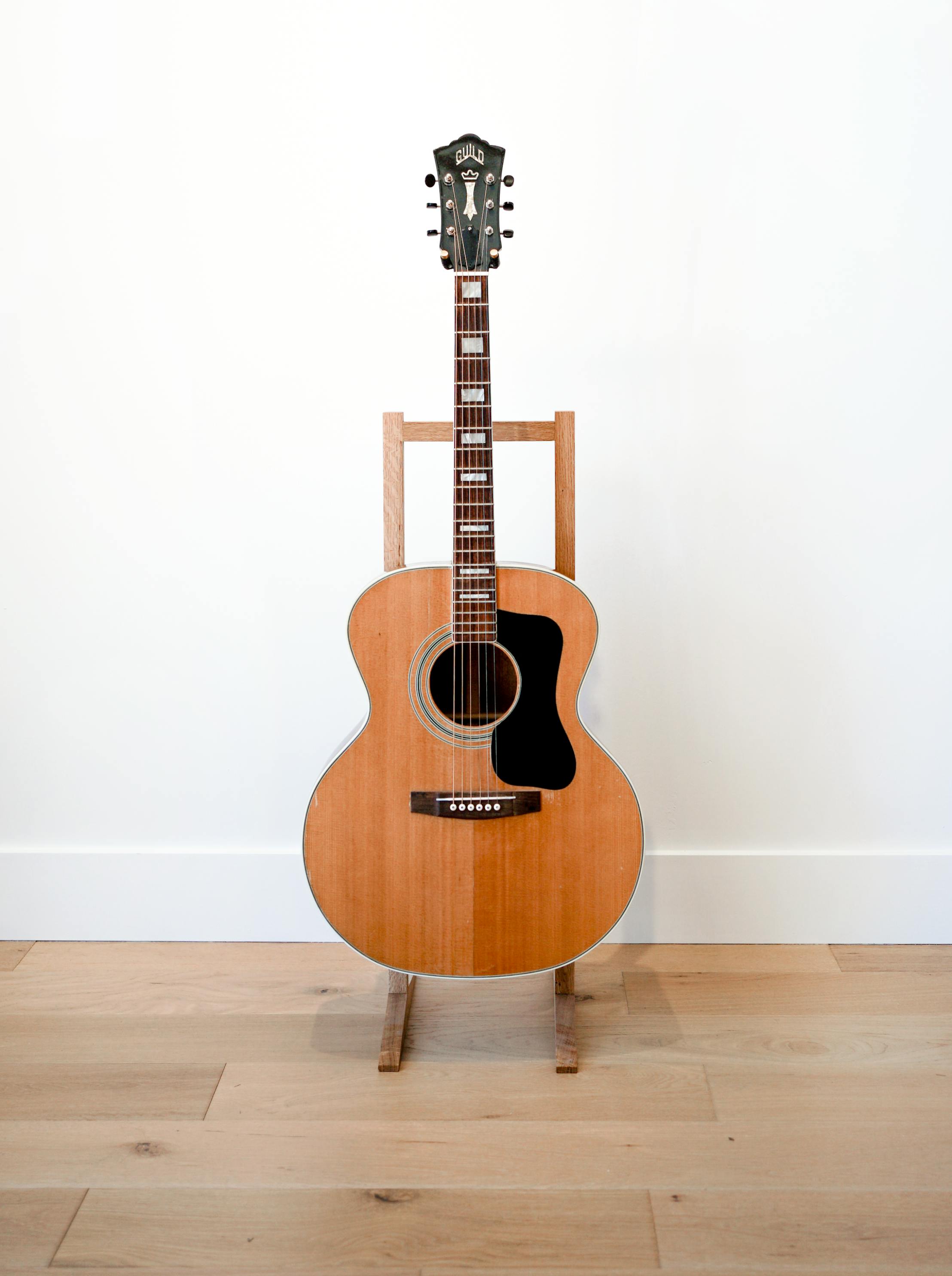 best wooden single guitar stand music room design furniture by american music furniture