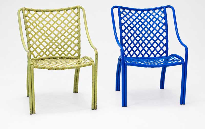 before and after strap chairs