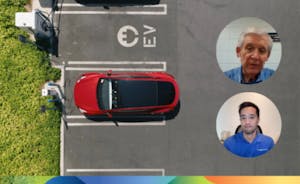 Electric Car Charging at EV Station, Preview from Clearsight’s Electrification Webinar with Roy Palk