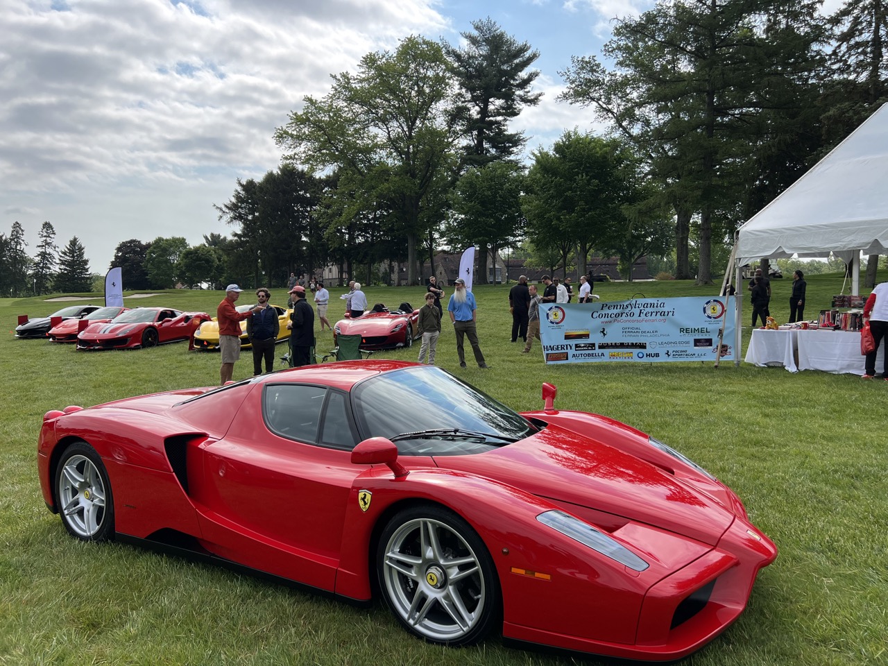Ferraris on Aronimink greens 2023