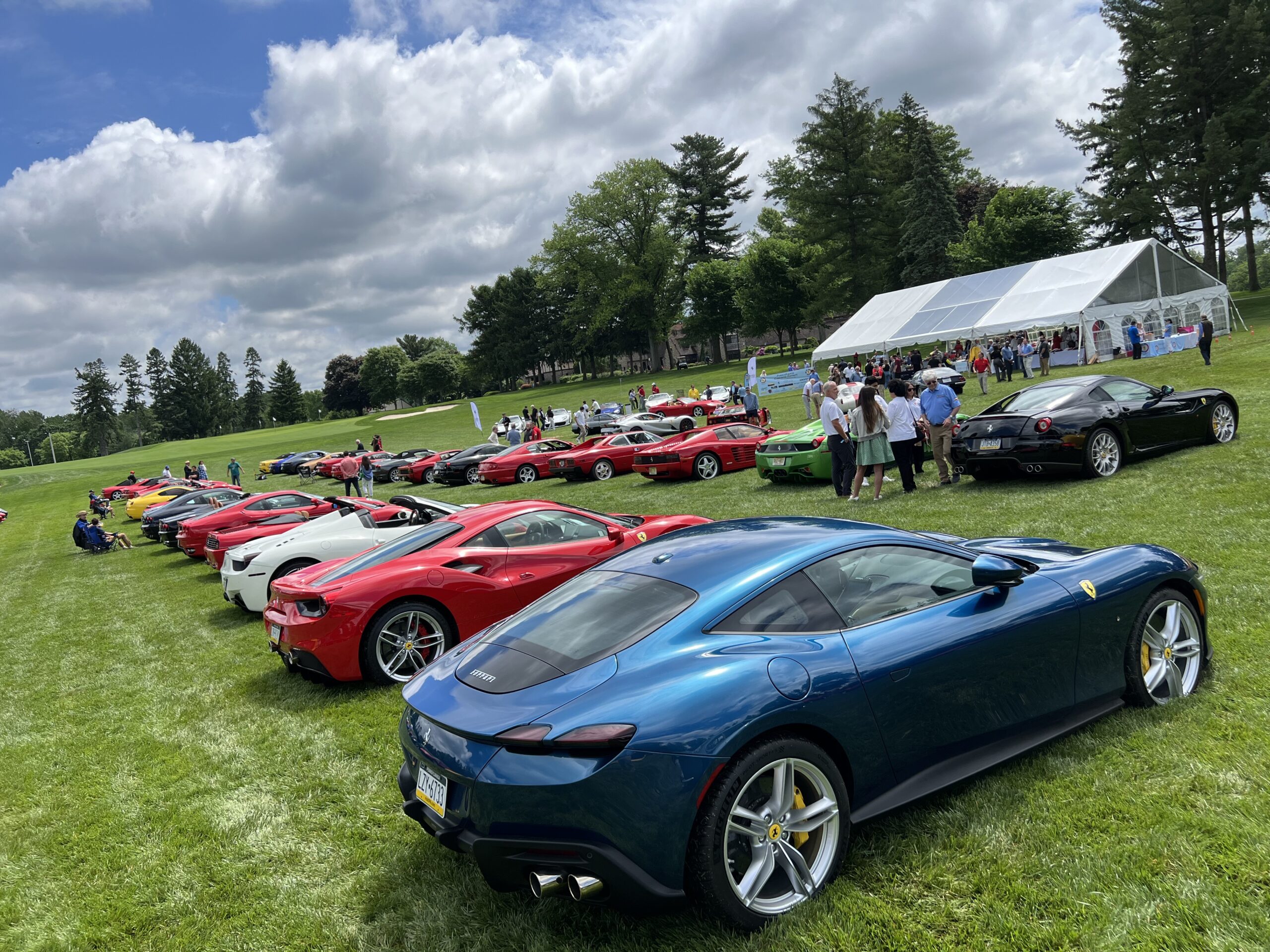 Featured Ferrari at 2024 Concorso showfield