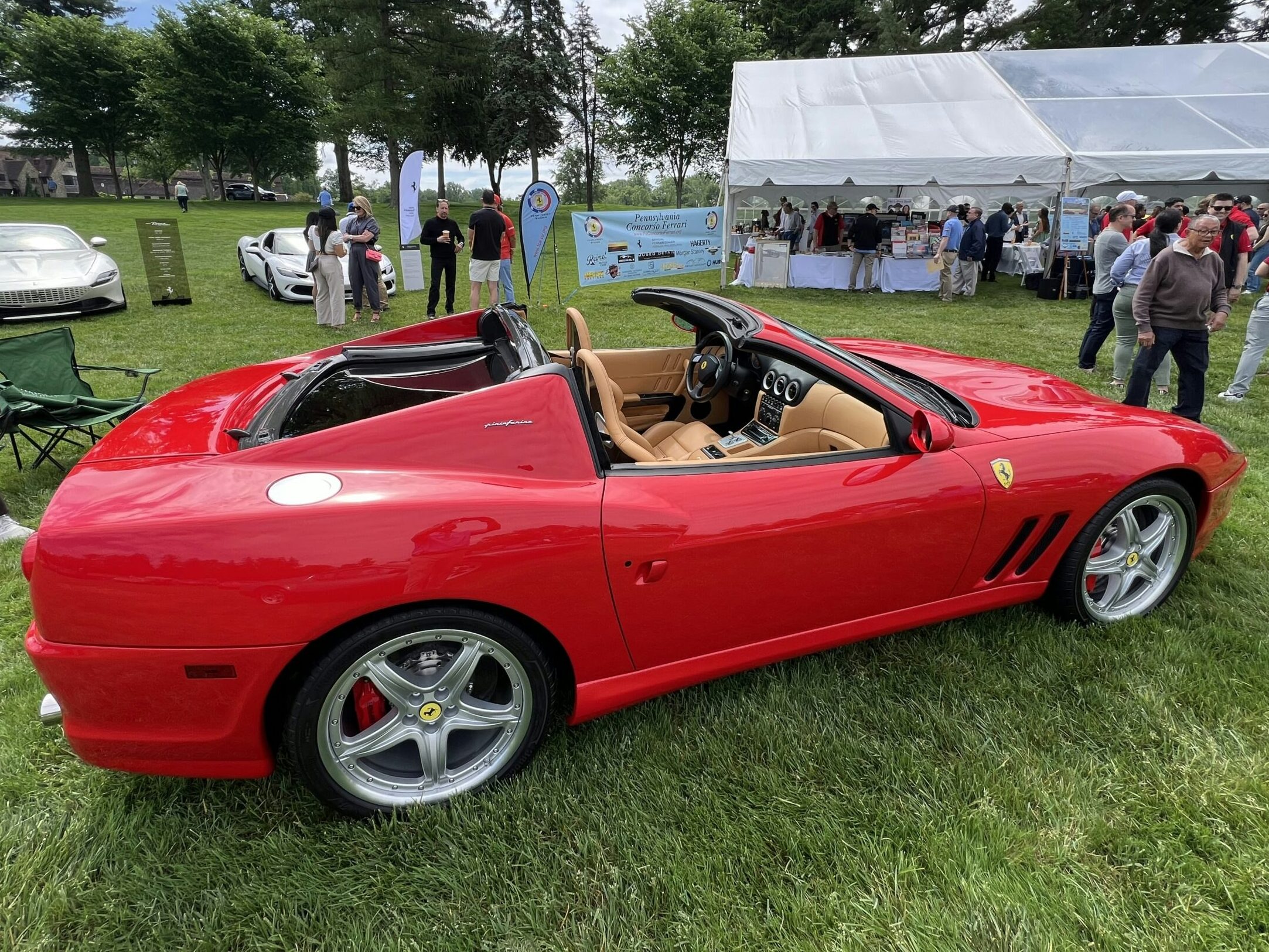 Pennsylvania Concorso Ferrari 2024 at Aronimink