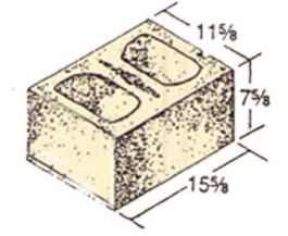 Standard CMU 12 inch Block