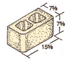 Bullnose Concrete Block 