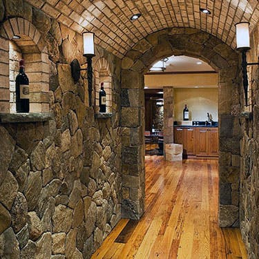 cultured stone interior walls