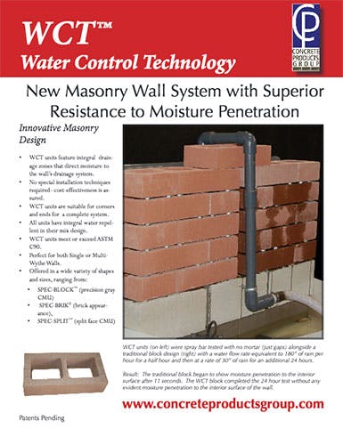 Water Control Technology Brochure