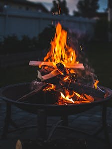 store bought fire pit