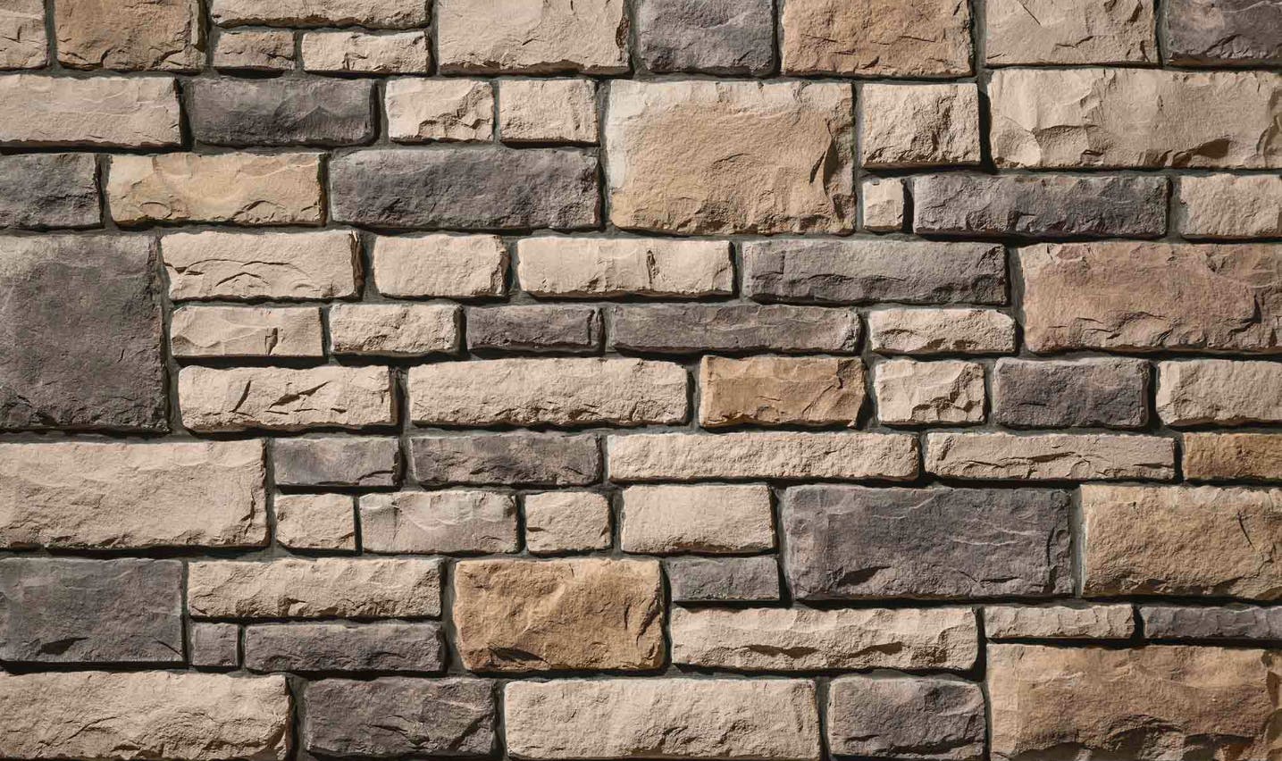 Engineered stone wall cladding - BROKEN ROCK - Wild stone - interior /  exterior / textured