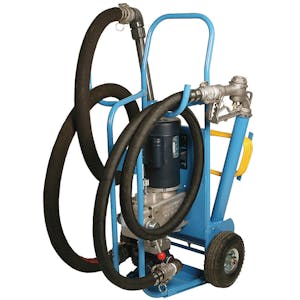 service cart for hydraulic fluid contamination