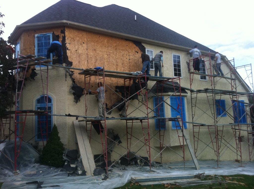 Stucco remediation