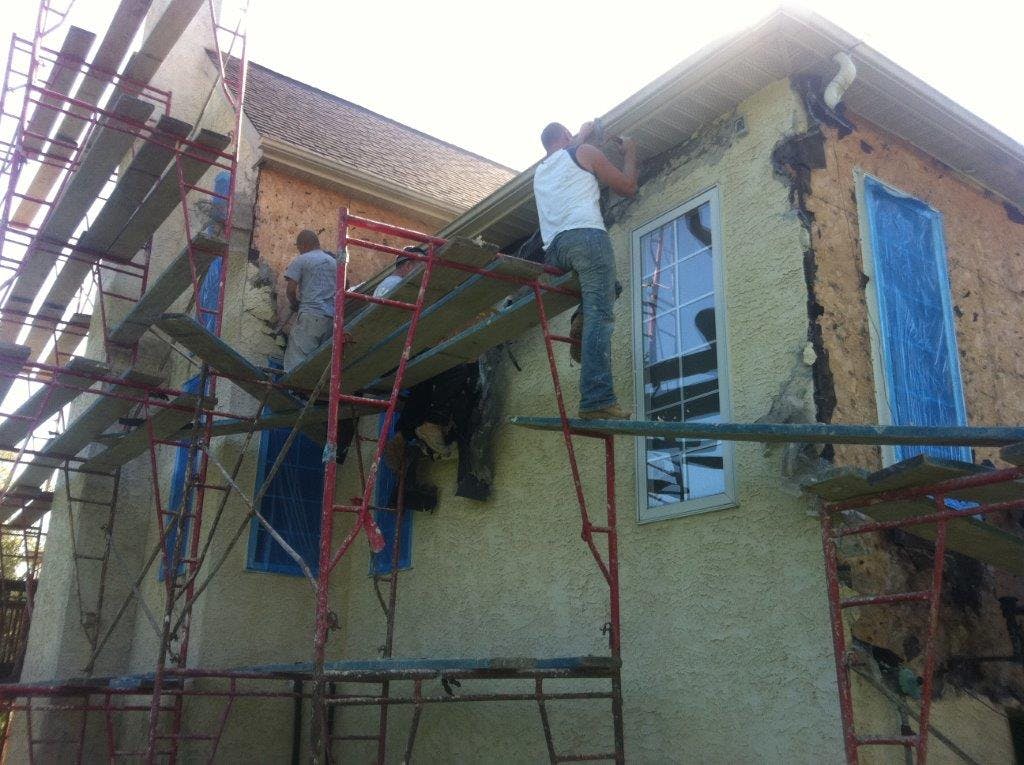 Stucco remediation