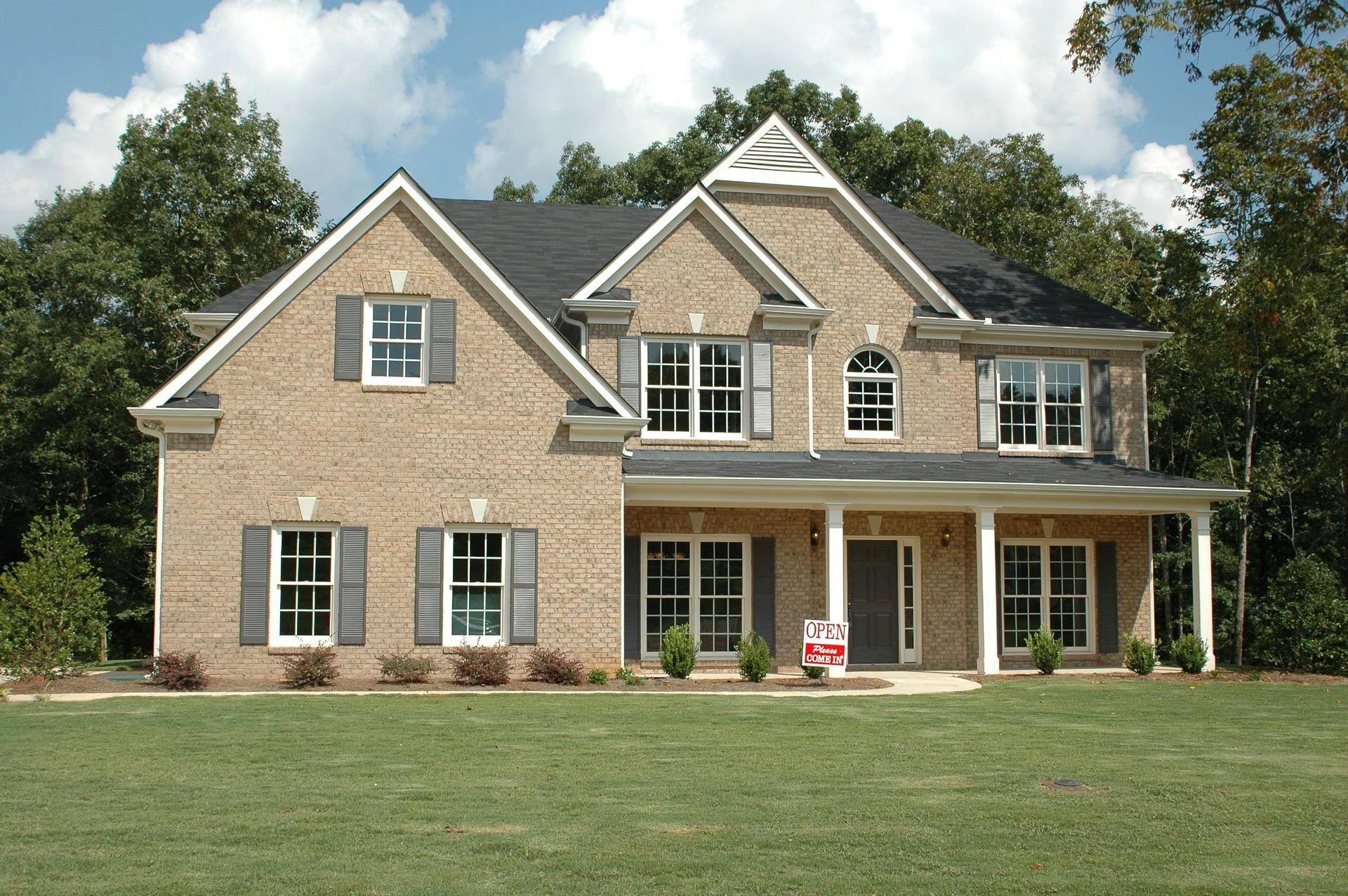 Brick veneer home