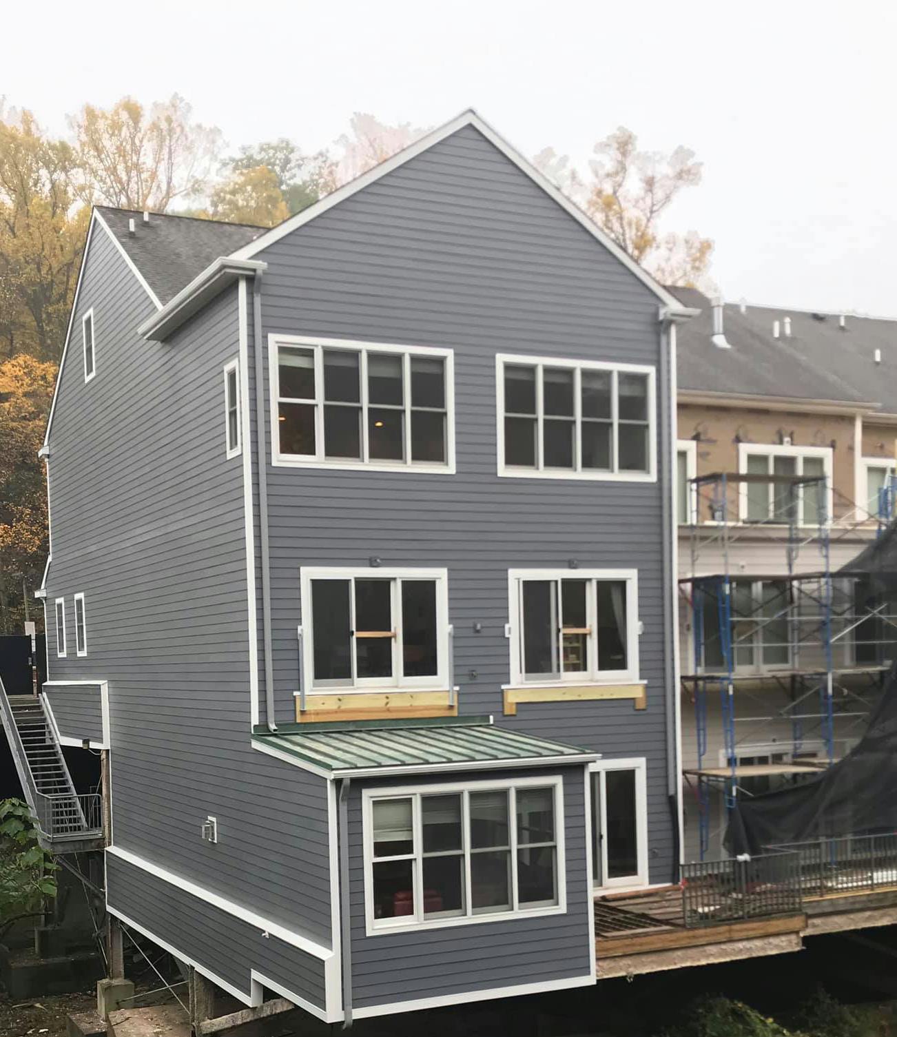 Waterfront siding remediation