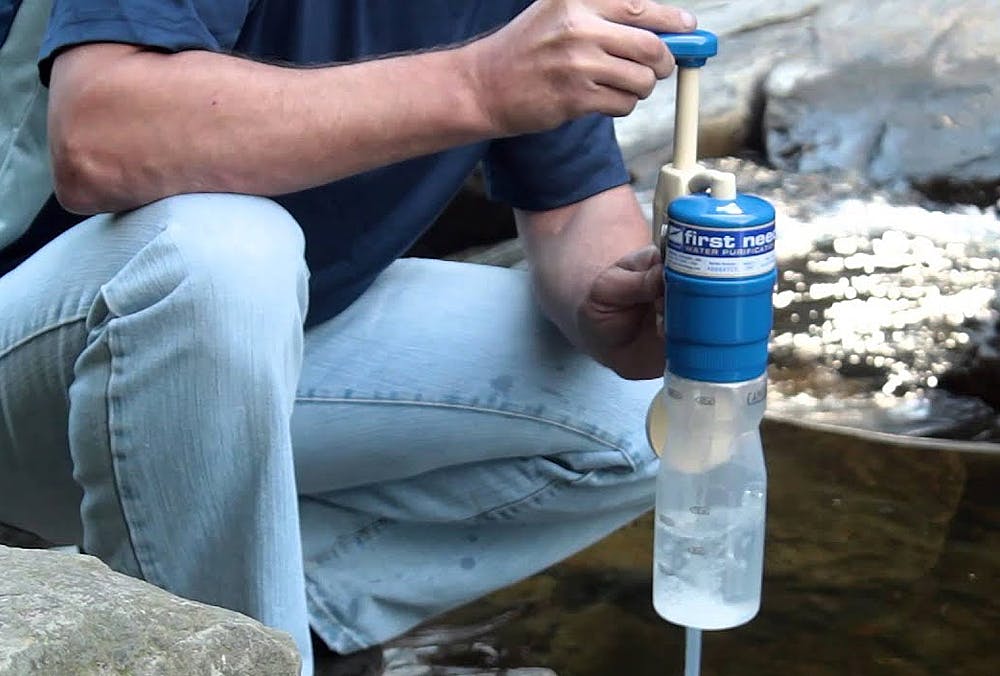 Personal water filter. Clean, safe water.