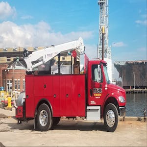mobile truck for on-site hydraulic repair