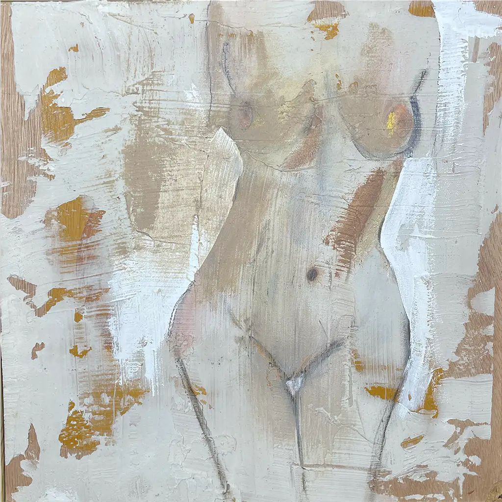 silhouette, painting by mandy morroni