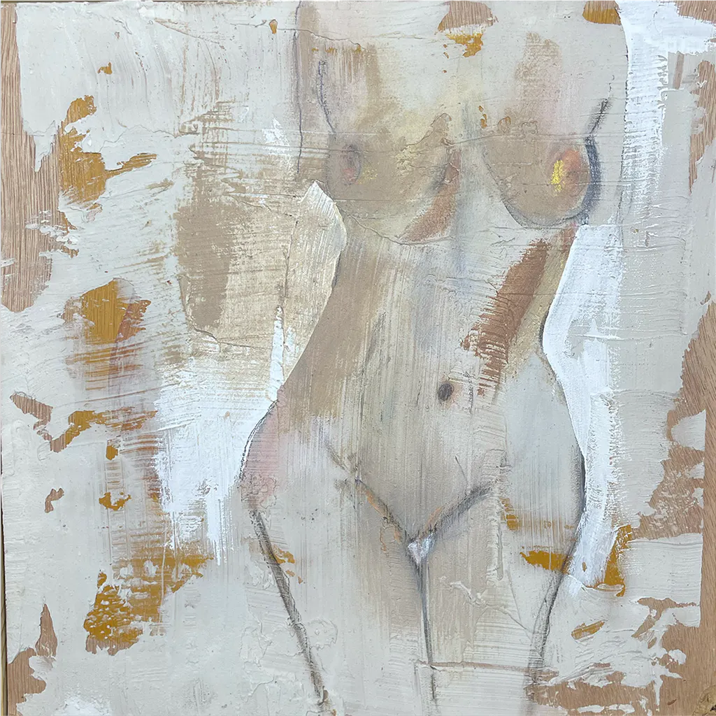 silhouette, painting by mandy morroni