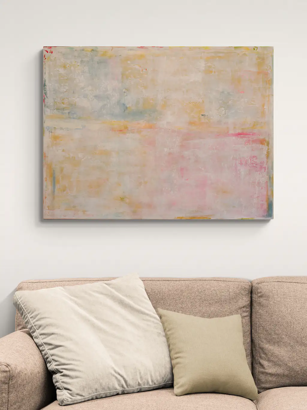Playful colors and lively strokes capture the carefree essence of a perfect day. This artwork brings a sense of joy and vibrancy to any room, brightening your space with its cheerful energy.