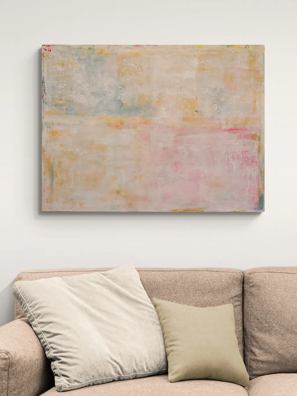 Playful colors and lively strokes capture the carefree essence of a perfect day. This artwork brings a sense of joy and vibrancy to any room, brightening your space with its cheerful energy.