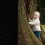 Toddler Boy & Tree