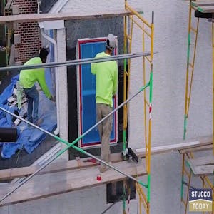 Remediation to waterproof stucco