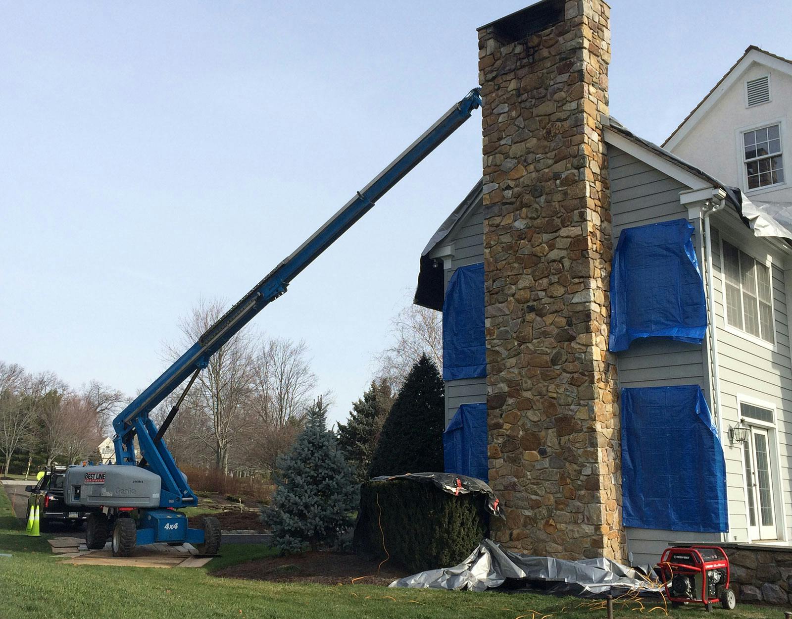 Stone Pointing in Bucks County, PA