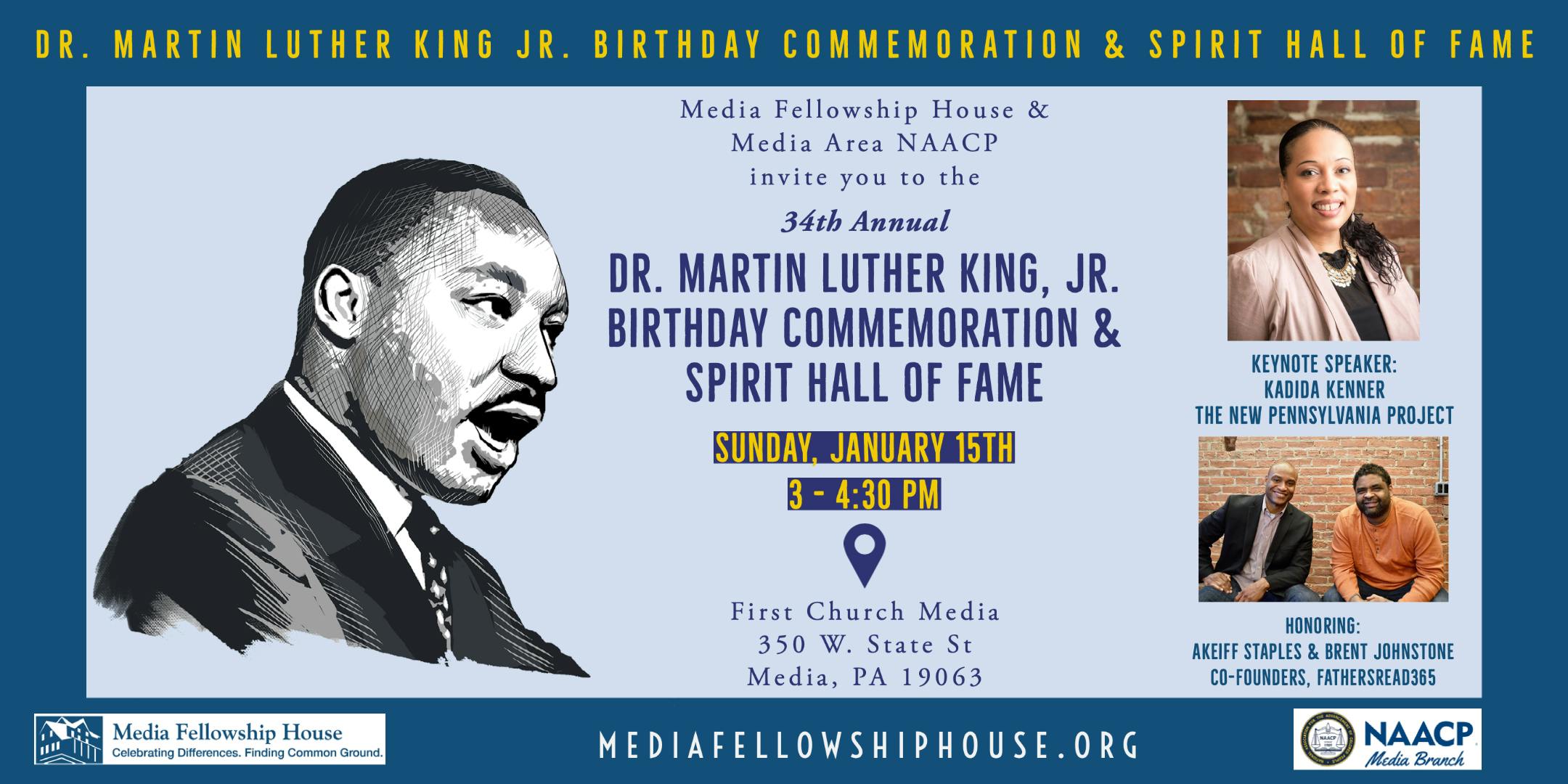 MLK Day 2023: Media Fellowship House Commemorates the Birthday of Dr. King & Celebrates Community Leaders