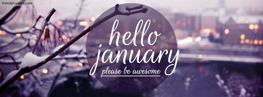Hello January facebook cover 1420017103