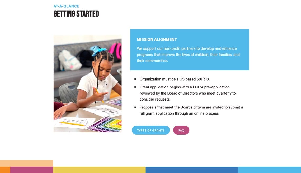 Pincus Family Foundation case study screenshot