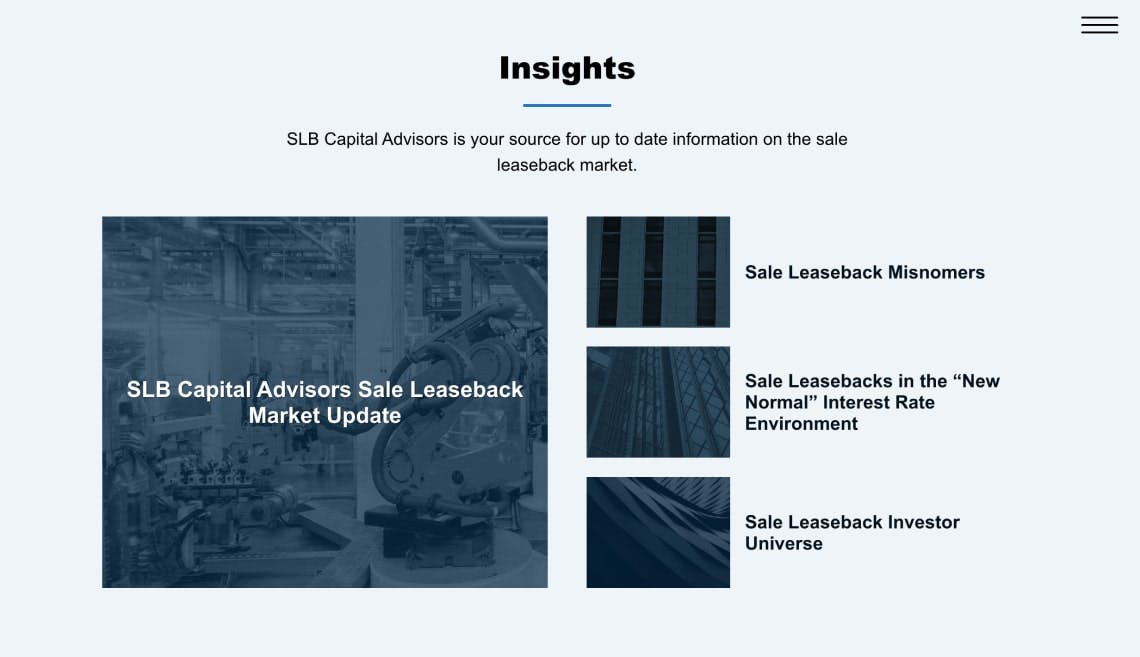 SLB Capital Advisors case study screenshot