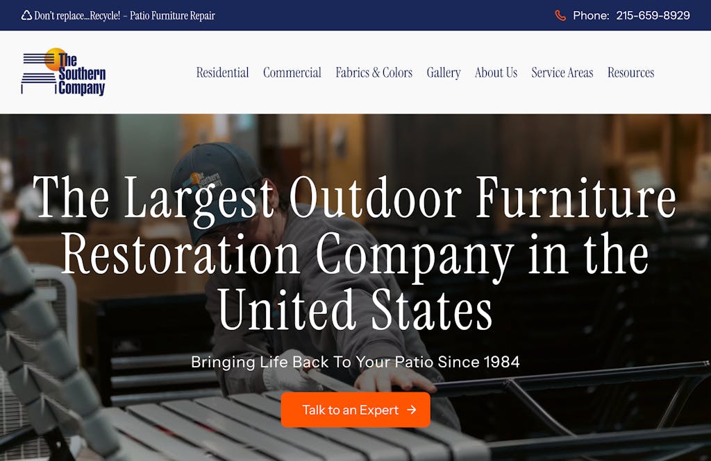 The Southern Company case study screenshot