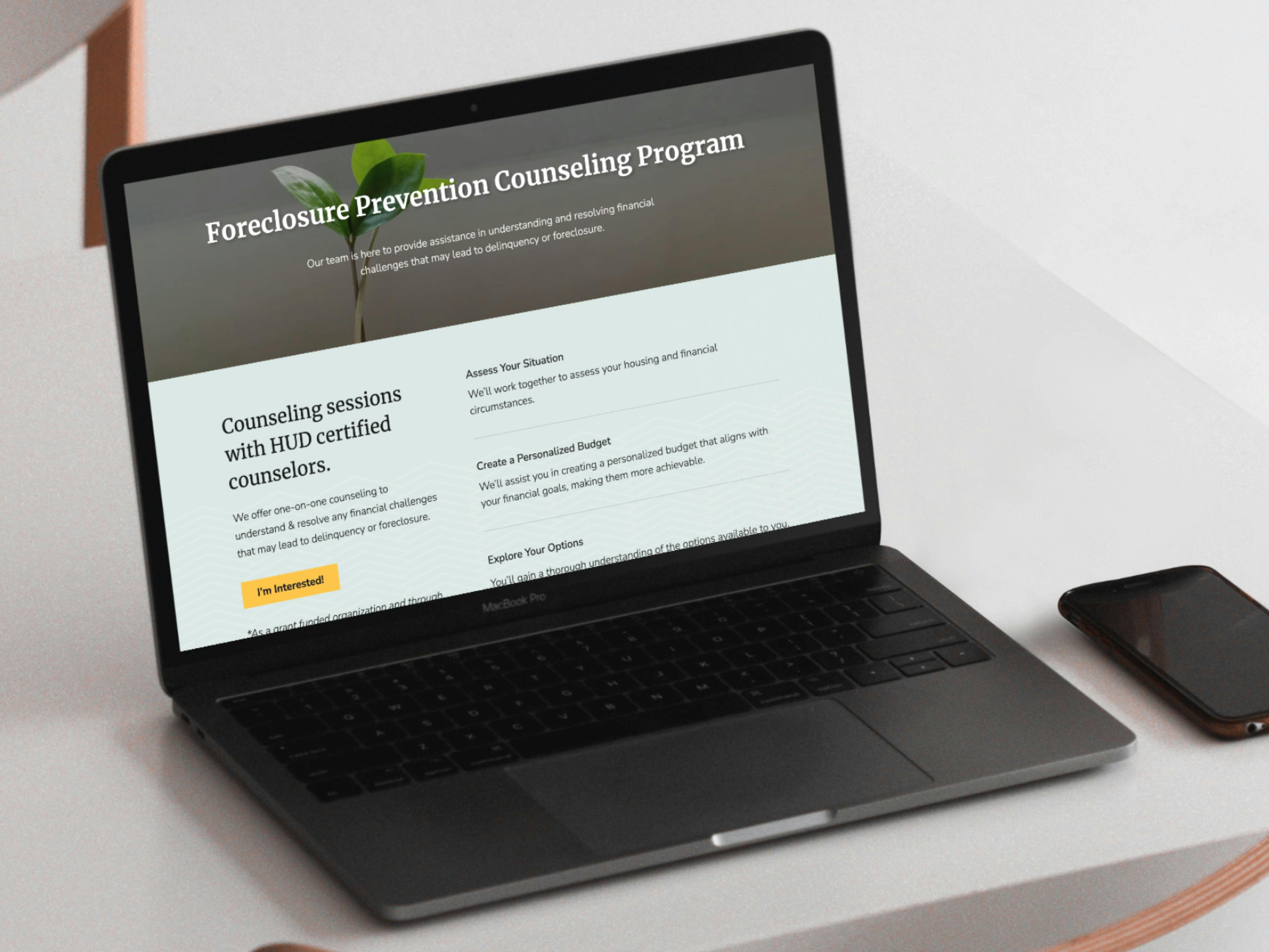 Media Fellowship House case study screenshot