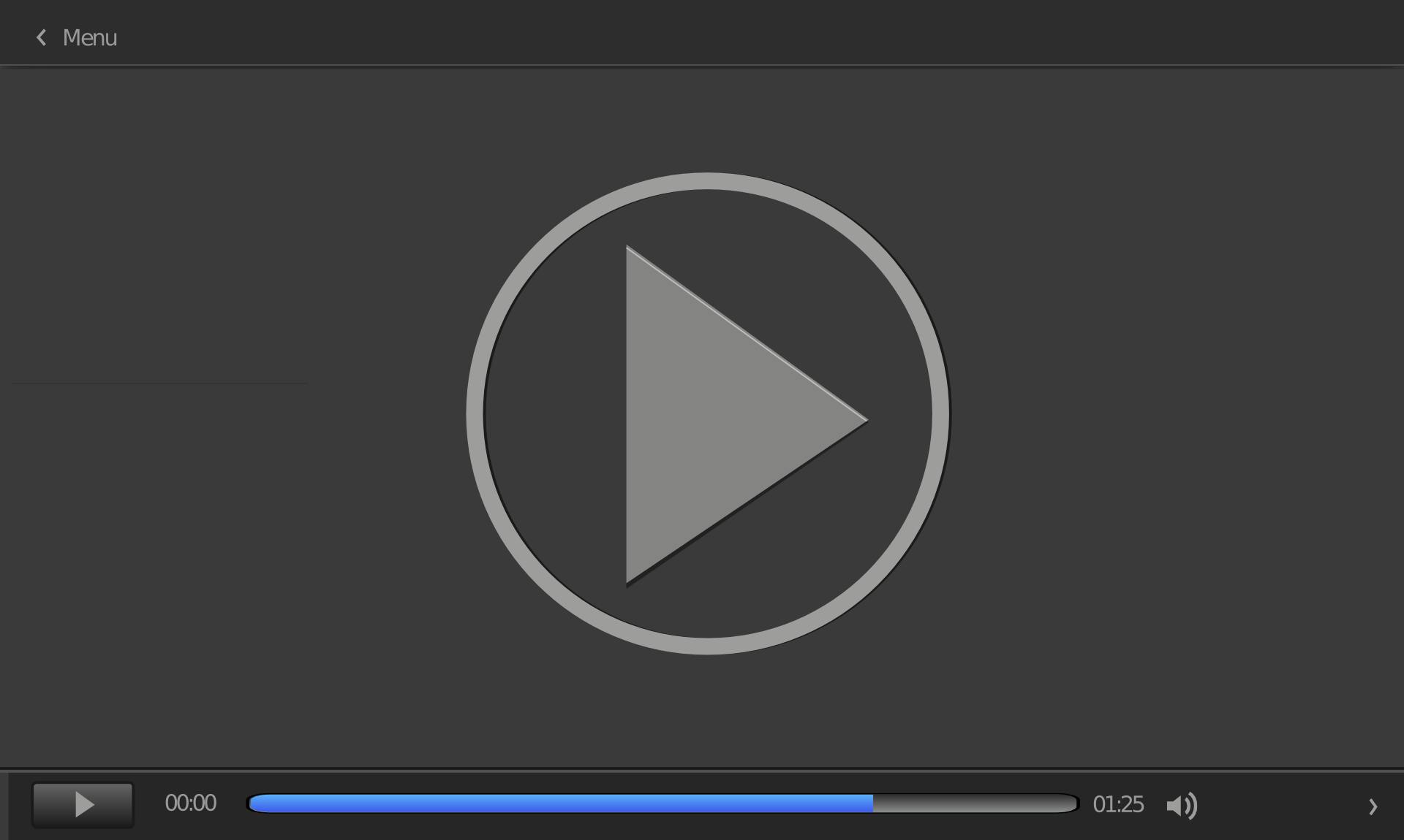 Video player example