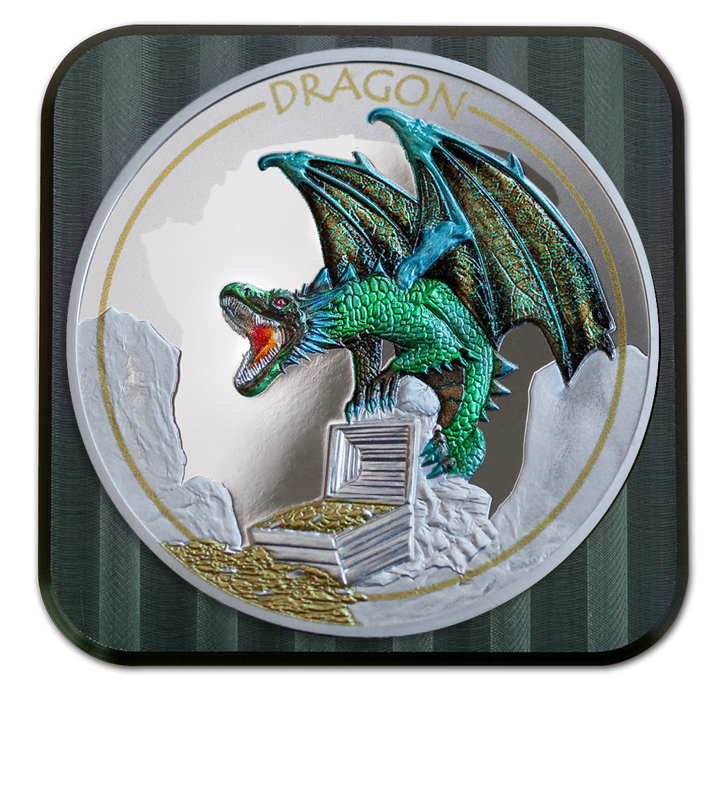 Myth & Magic Bullion Dragon Pendant