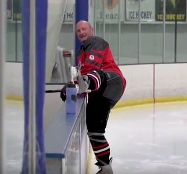 flexibility for ice hockey shape