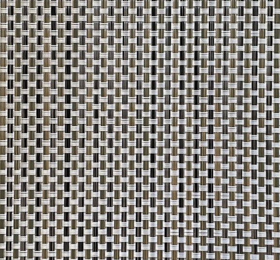 Aluminum Cane Wicker sling fabric