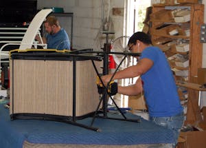 Mesh patio chair repair