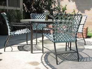 Brown Jordan patio chair webbing replacement