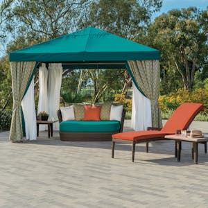 aluminum cabana outdoor space